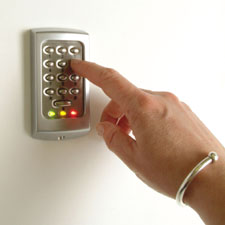A Touch Lock Entry Pad